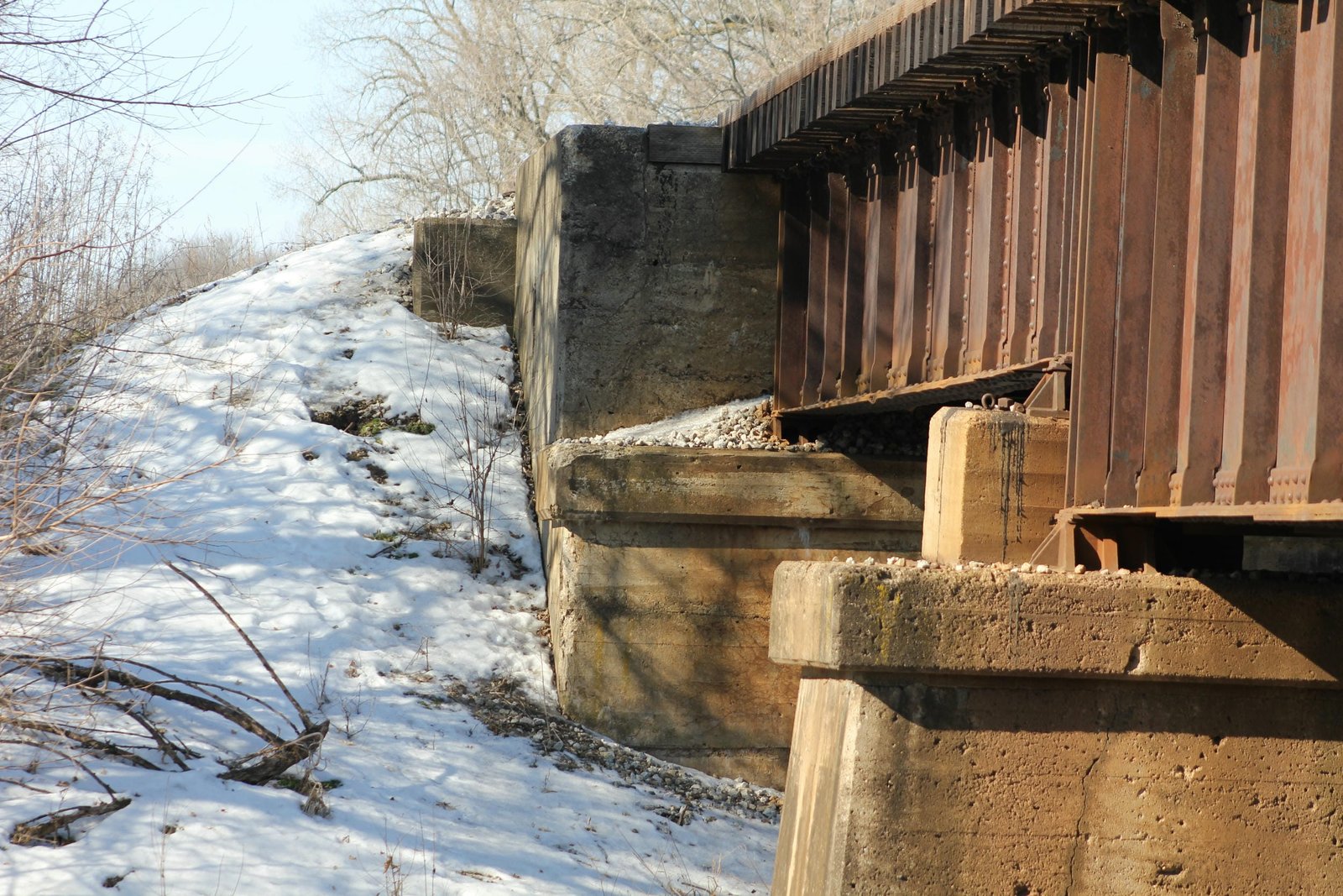 West abutment